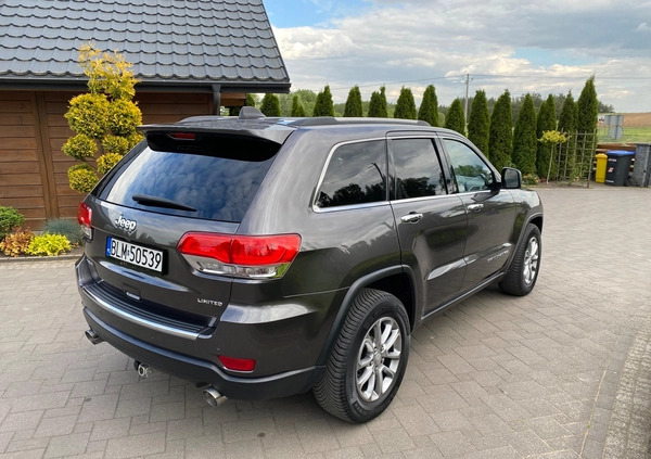 Jeep Grand Cherokee cena 96000 przebieg: 147000, rok produkcji 2014 z Łomża małe 497